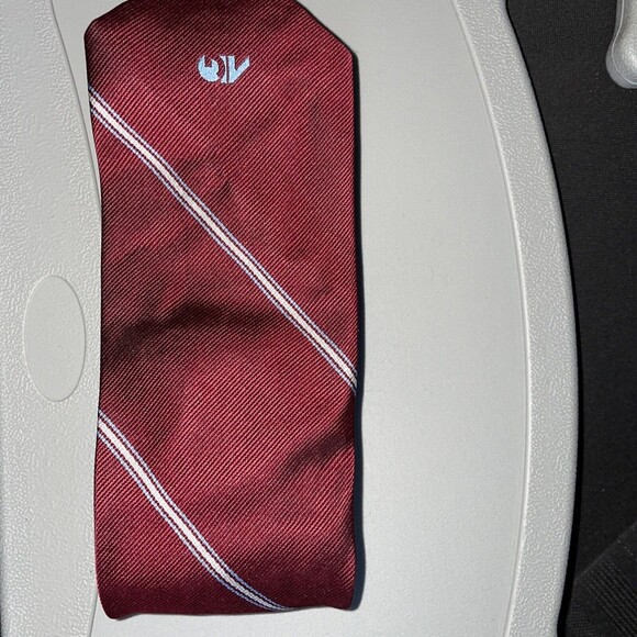 Hampton Hall Ltd Mens Formal Necktie 55"Lx3.25"W Navy Neck Tie Pure Silk - Picture 6 of 7